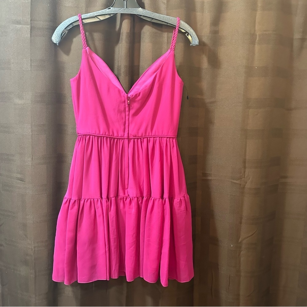 NWOT IEENA for MACDUGGAL 70200 SPAGHETTI STRAP FAUX WRAP DRESS reg $238 - Picture 6 of 7